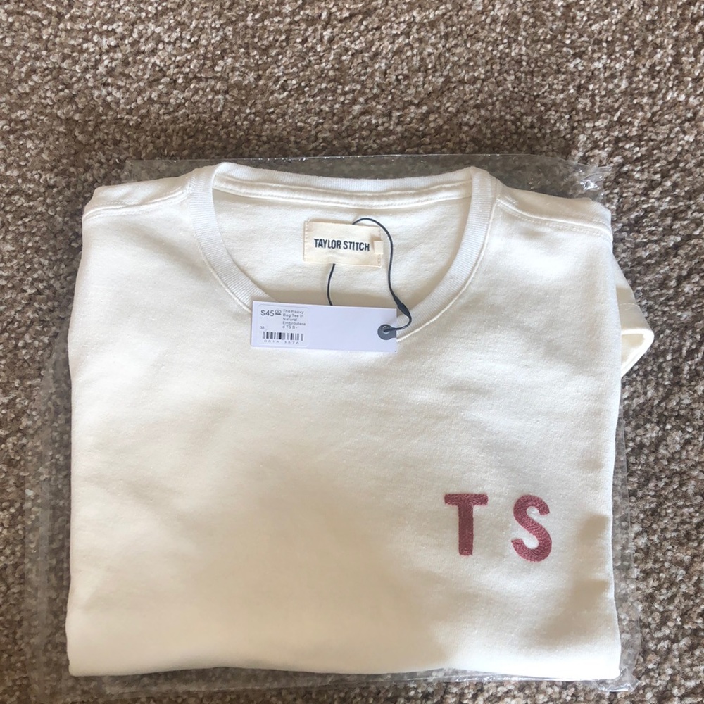 Taylor Stitch Heavy Bag Tee - Small 38 / NWT